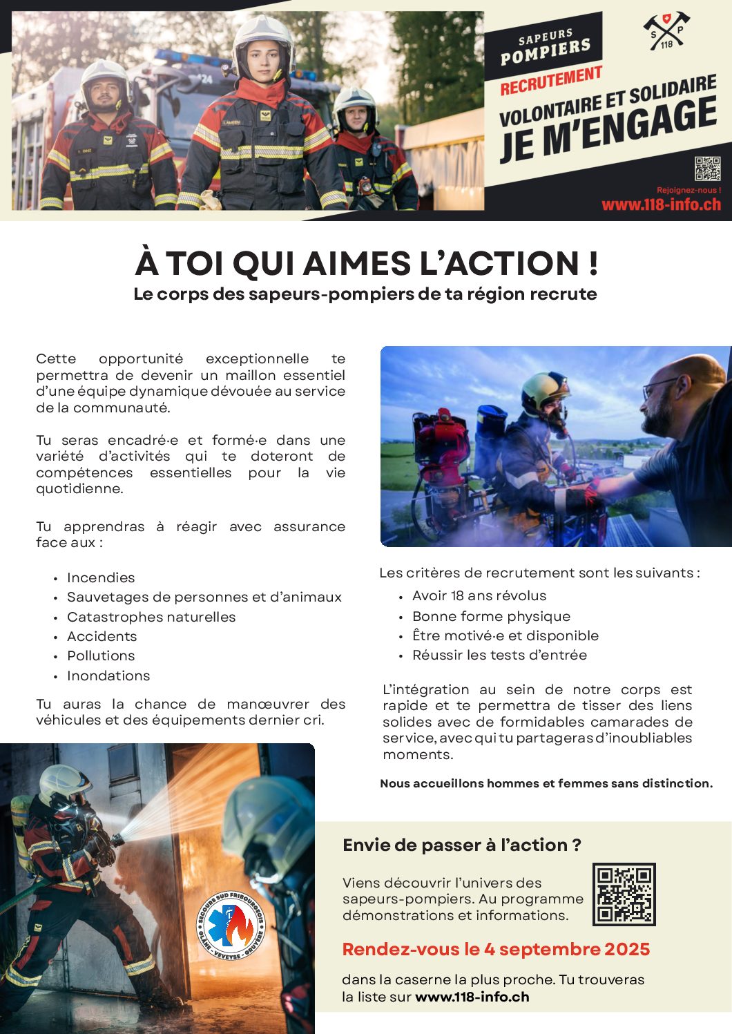 Flyer de recrutement 2025